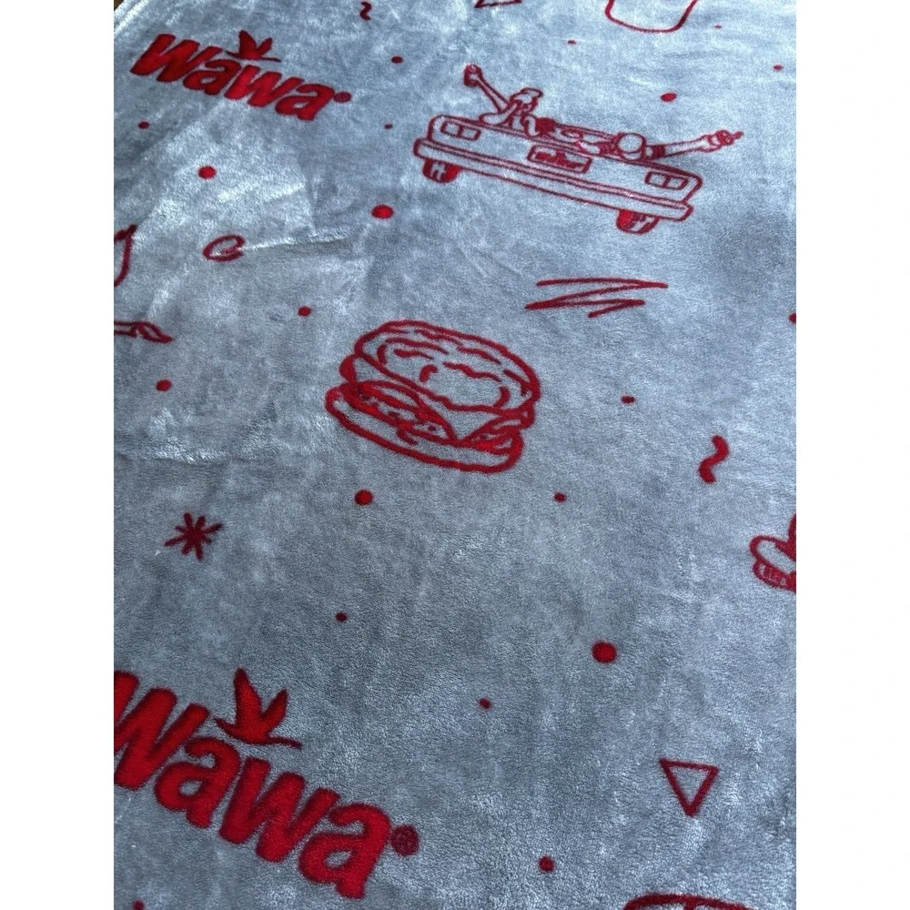 WAWA Goose, Coffee, Hoagie Logo Fleece Throw Blanket‎ - not avail in stores RARE